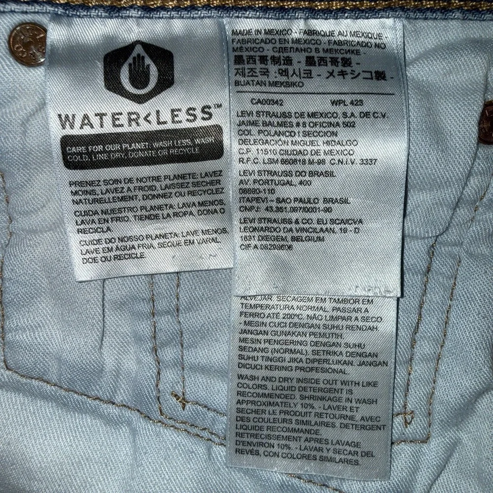 Levi’s 501 Jeans 38x38 (36x34) Button Fly Medium Wash Straight Leg Western